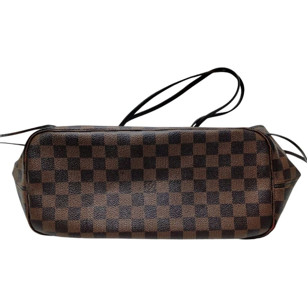 228640AU (X6) Louis Vuitton Tote Bag Neverfull MM Brown Damier - Picture 3 of 9